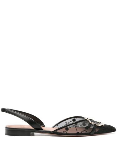 Misha Embellished Mesh Slingback Ballet Flats - Malone Souliers - Modalova