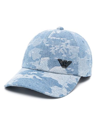 Printed Baseball Cap - Emporio Armani - Modalova