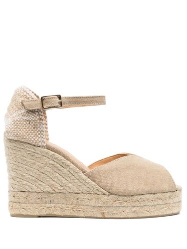 Bianca Raffia Wedge Espadrilles - Castaner since 1927 - Modalova