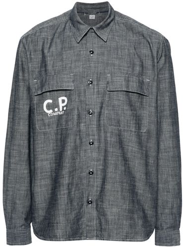 C.P. COMPANY - Logo Denim Shirt - C.p. company - Modalova
