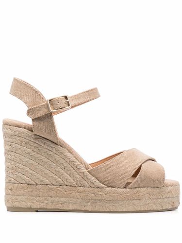 Blaudell Raffia Wedge Espadrilles - Castaner since 1927 - Modalova