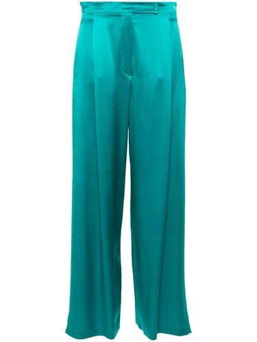 Satin Wide-leg Silk Trousers - Max Mara - Modalova