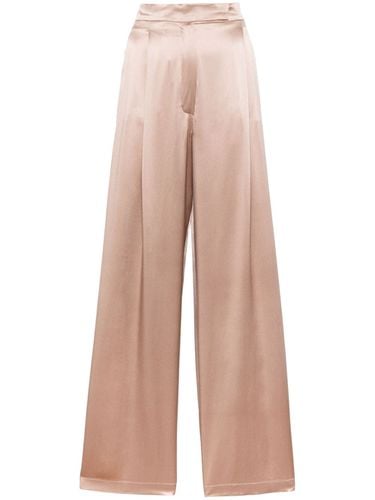 Satin Wide-leg Silk Trousers - Max Mara - Modalova