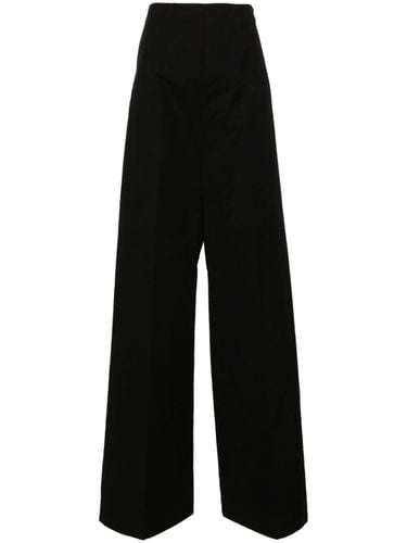 Linen And Cotton Blend Trousers - Sportmax - Modalova