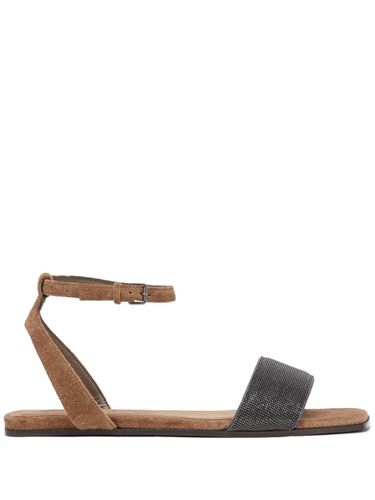 BRUNELLO CUCINELLI - Suede Sandals - Brunello Cucinelli - Modalova