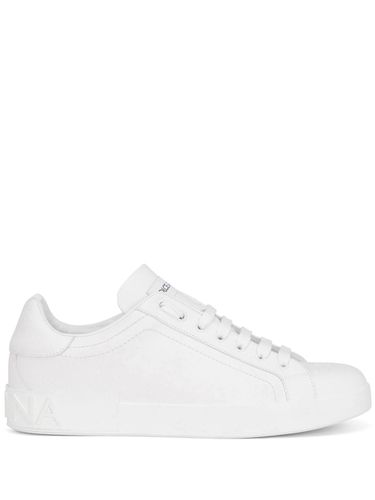 Portofino Leather Sneakers - Dolce & Gabbana - Modalova