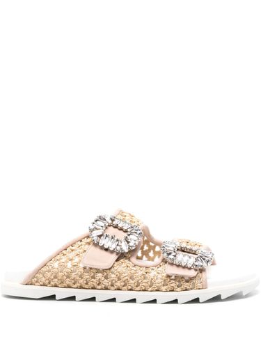 Slidy Viv Raffia Sandals - Roger Vivier - Modalova