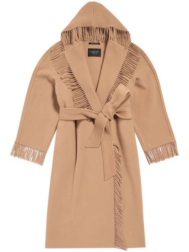 BALENCIAGA - Wool Fringed Coat - Balenciaga - Modalova