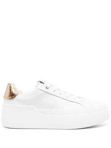 Platform Leather Sneakers - Ferragamo - Modalova