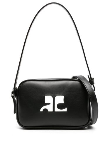COURRÈGES - Logo Leather Camera Bag - Courrèges - Modalova