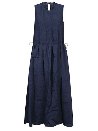 APUNTOB - Linen Midi Dress - Apuntob - Modalova