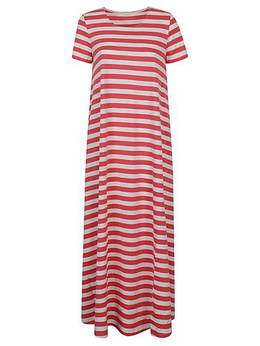 APUNTOB - Striped Cotton Long Dress - Apuntob - Modalova