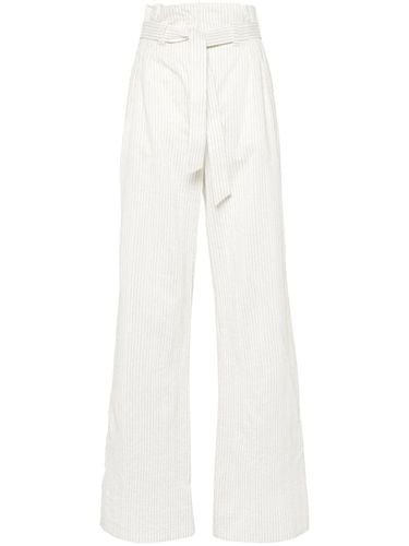 Cotton And Silk Blend Trousers - Max Mara - Modalova