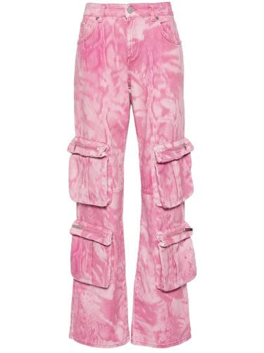 Camouflage Print Cargo Trousers - Blumarine - Modalova