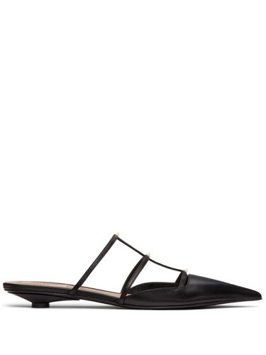 Rockstud Wispy Leather Mules - Valentino Garavani - Modalova