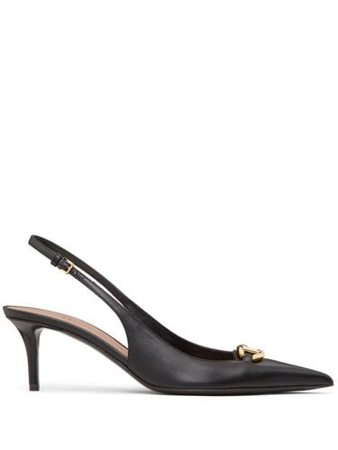 Vlogo Moon Leather Slingback Pumps - Valentino Garavani - Modalova