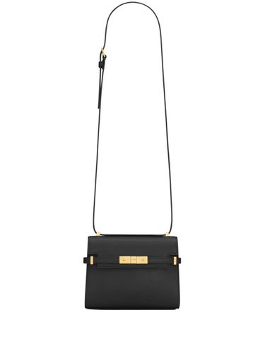 Manhattan Mini Leather Shoulder Bag - Saint Laurent - Modalova