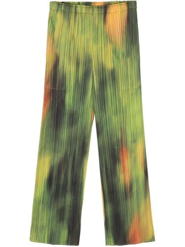 Pleated Cropped Trousers - Pleats Please Issey Miyake - Modalova