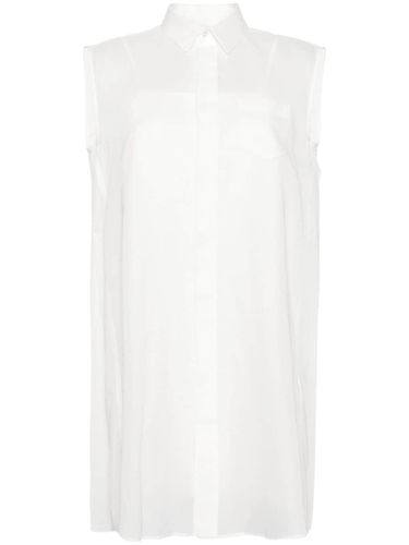 Cotton Blend Chemisier Dress - Sacai - Modalova