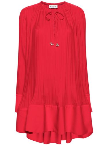 LANVIN - Pleated Mini Dress - Lanvin - Modalova