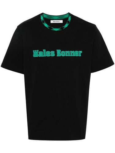 WALES BONNER - Logo Cotton T-shirt - Wales Bonner - Modalova