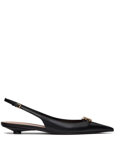 Vlogo Leather Slingback Ballets - Valentino Garavani - Modalova