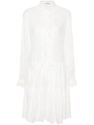 Embroidered Shirt Dress - Ermanno Scervino - Modalova