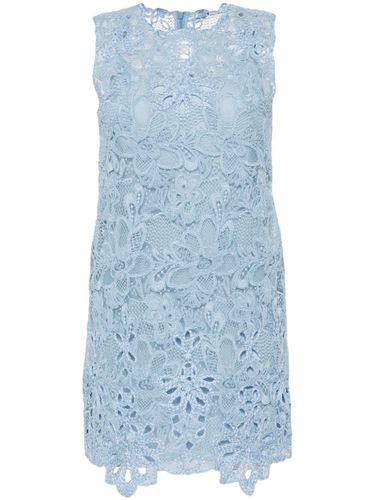 Embroidered Lace Short Dress - Ermanno Scervino - Modalova