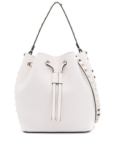 Rockstud Leather Bucket Bag - Valentino Garavani - Modalova