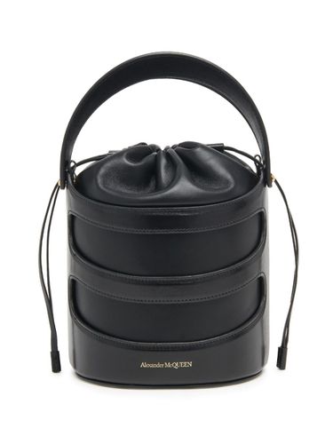 The Rise Leather Bucket Bag - Alexander McQueen - Modalova