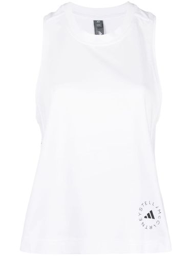 Logo Cotton Blend Tank Top - Adidas By Stella Mccartney - Modalova