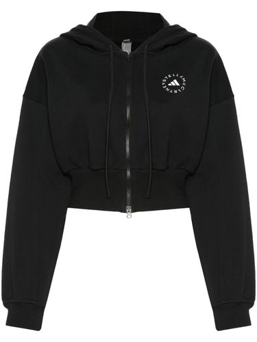 Logo Organic Cotton Cropped Hoodie - Adidas By Stella Mccartney - Modalova