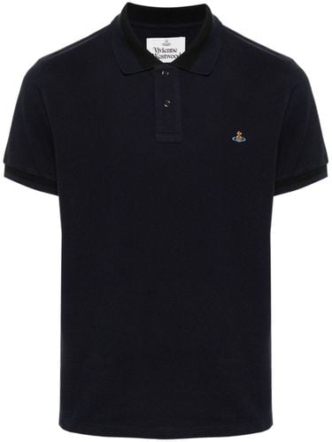 Logo Cotton Polo Shirt - Vivienne Westwood - Modalova