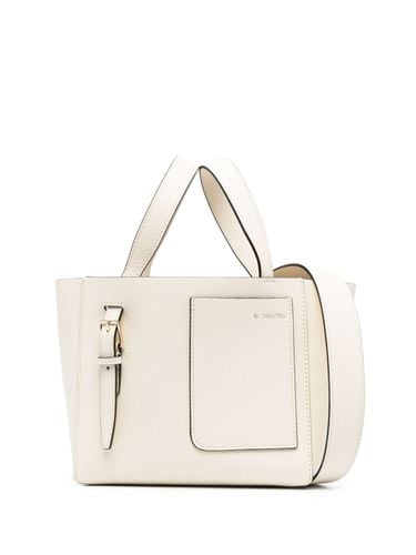 VALEXTRA - Leather Mini Bucket Bag - Valextra - Modalova