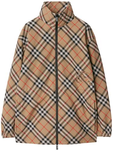 BURBERRY - Check Nylon Jacket - Burberry - Modalova