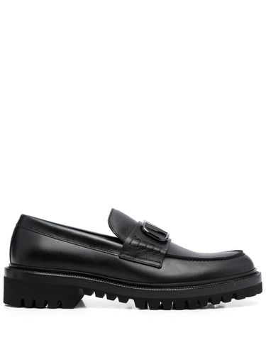 Vlogo Signature Leather Loafers - Valentino Garavani - Modalova