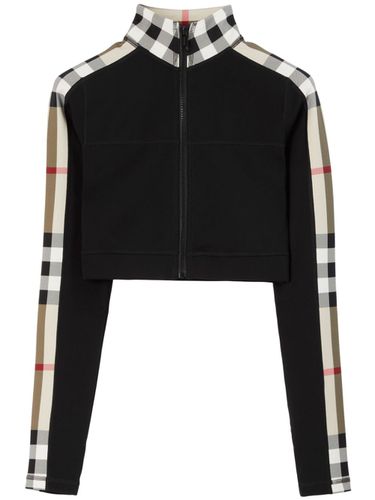 BURBERRY - Check Band Crop Top - Burberry - Modalova