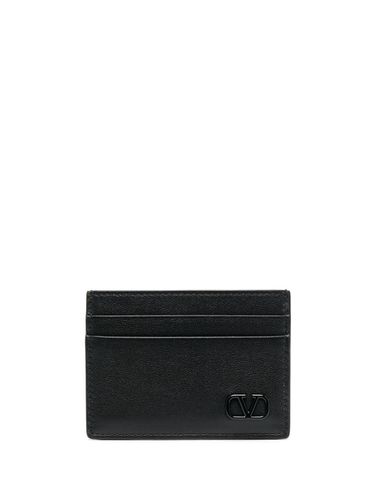 Vlogo Signature Leather Card Case - Valentino Garavani - Modalova