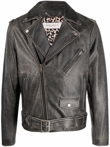 Golden Leather Jacket - Golden Goose - Modalova