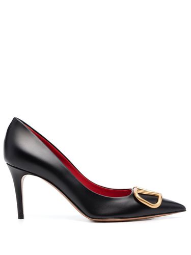 Vlogo Signature Leather Pumps - Valentino Garavani - Modalova