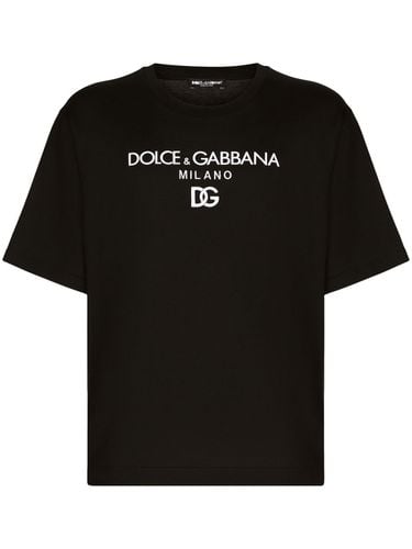 Logo Cotton T-shirt - Dolce & Gabbana - Modalova