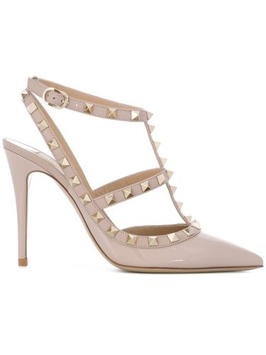 Rockstud Leather Pumps - Valentino Garavani - Modalova