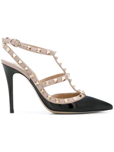 Rockstud Leather Pumps - Valentino Garavani - Modalova