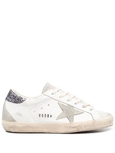 Super Star Leather Sneakers - Golden Goose - Modalova