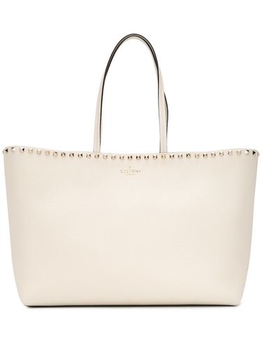 Rockstud Leather Tote Bag - Valentino Garavani - Modalova