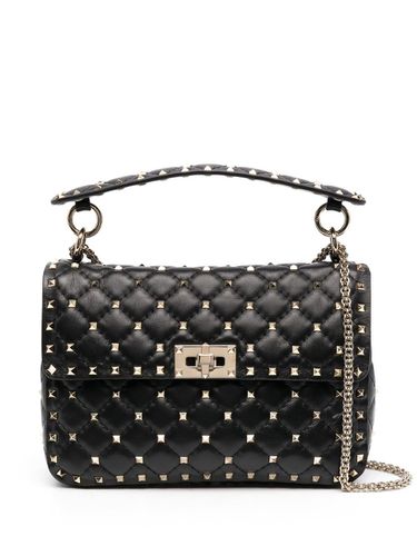 Rockstud Spike Medium Leather Shoulder Bag - Valentino Garavani - Modalova