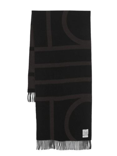 TOTEME - Monogram Wool Scarf - Toteme - Modalova