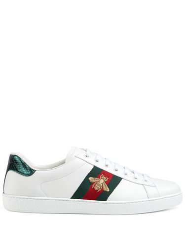 GUCCI - Ace Leather Sneakers - Gucci - Modalova