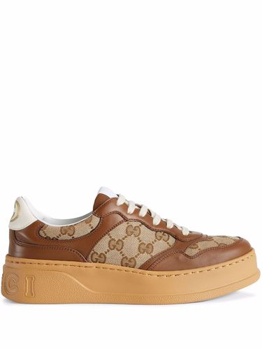 GUCCI - Chunky Leather Sneakers - Gucci - Modalova