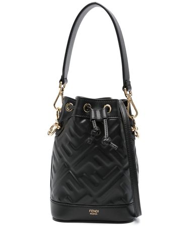 Mon Tresor Mini Leather Bucket Bag - Fendi - Modalova